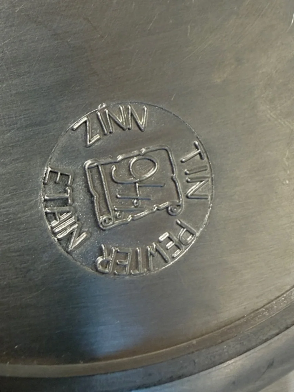 Pewter Wall Plate